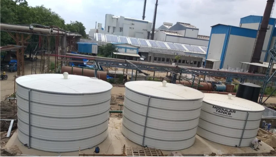 Raw Water RO & Soft Water Tank 30 KL